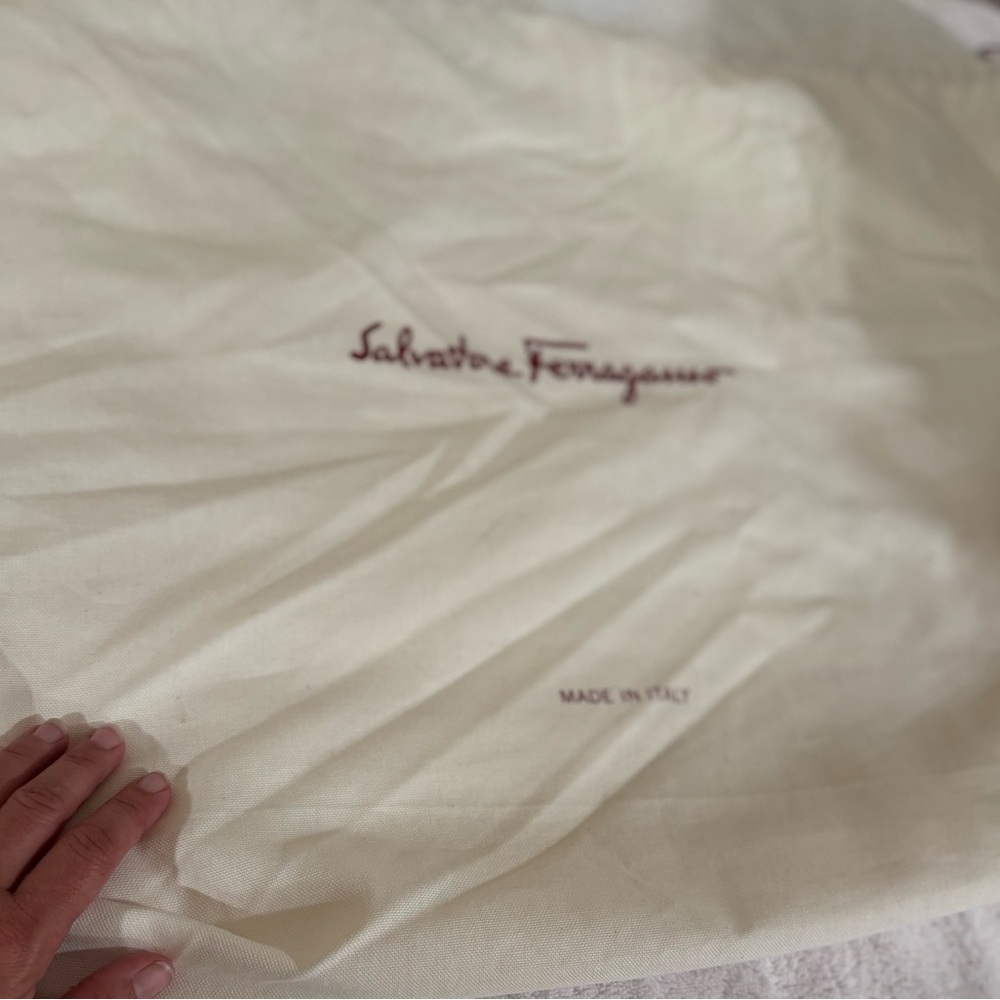Salvatore Ferragamo Black Leather Tote Bag NEW WITH TAGS! Gorgeous bag!!! SOLD - Picture 12 of 16